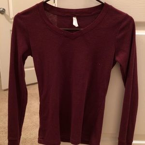 red long sleeve